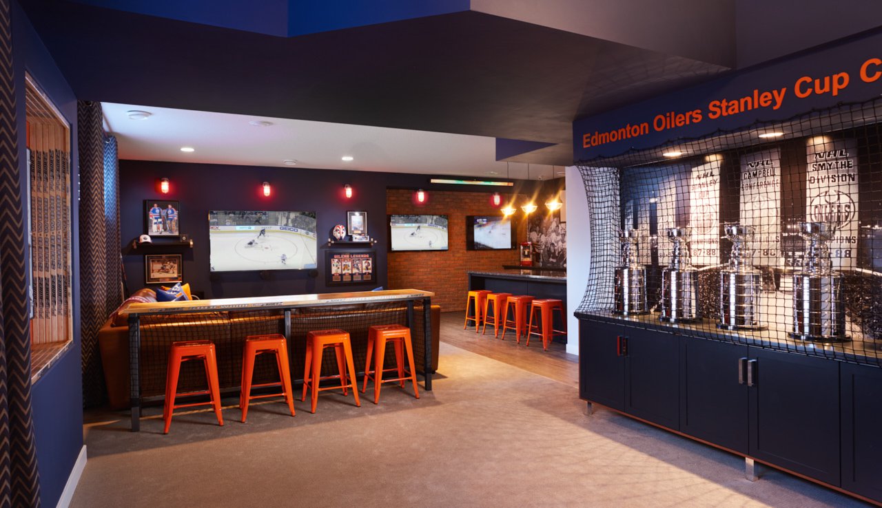 Edmonton Oilers Fan Cave