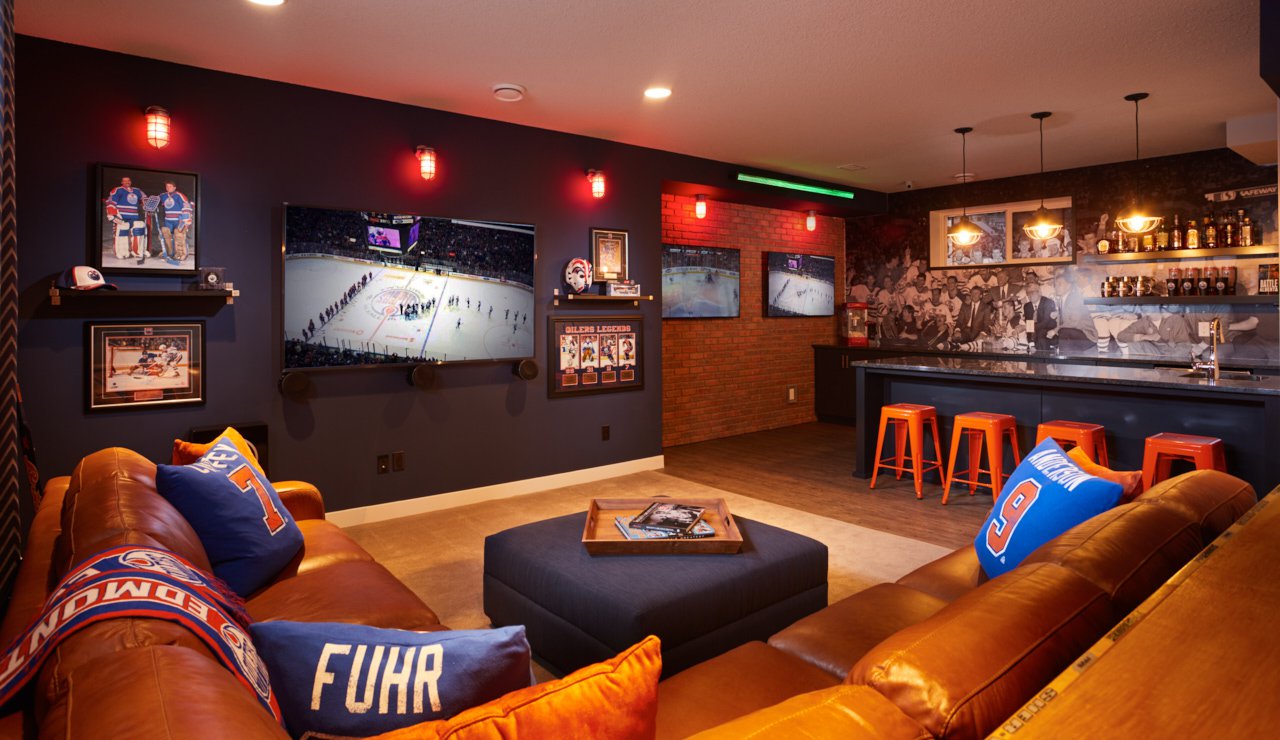 Edmonton Oilers Fan Cave