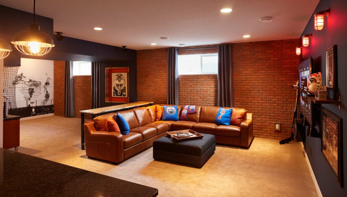 Edmonton Oilers Fan Cave